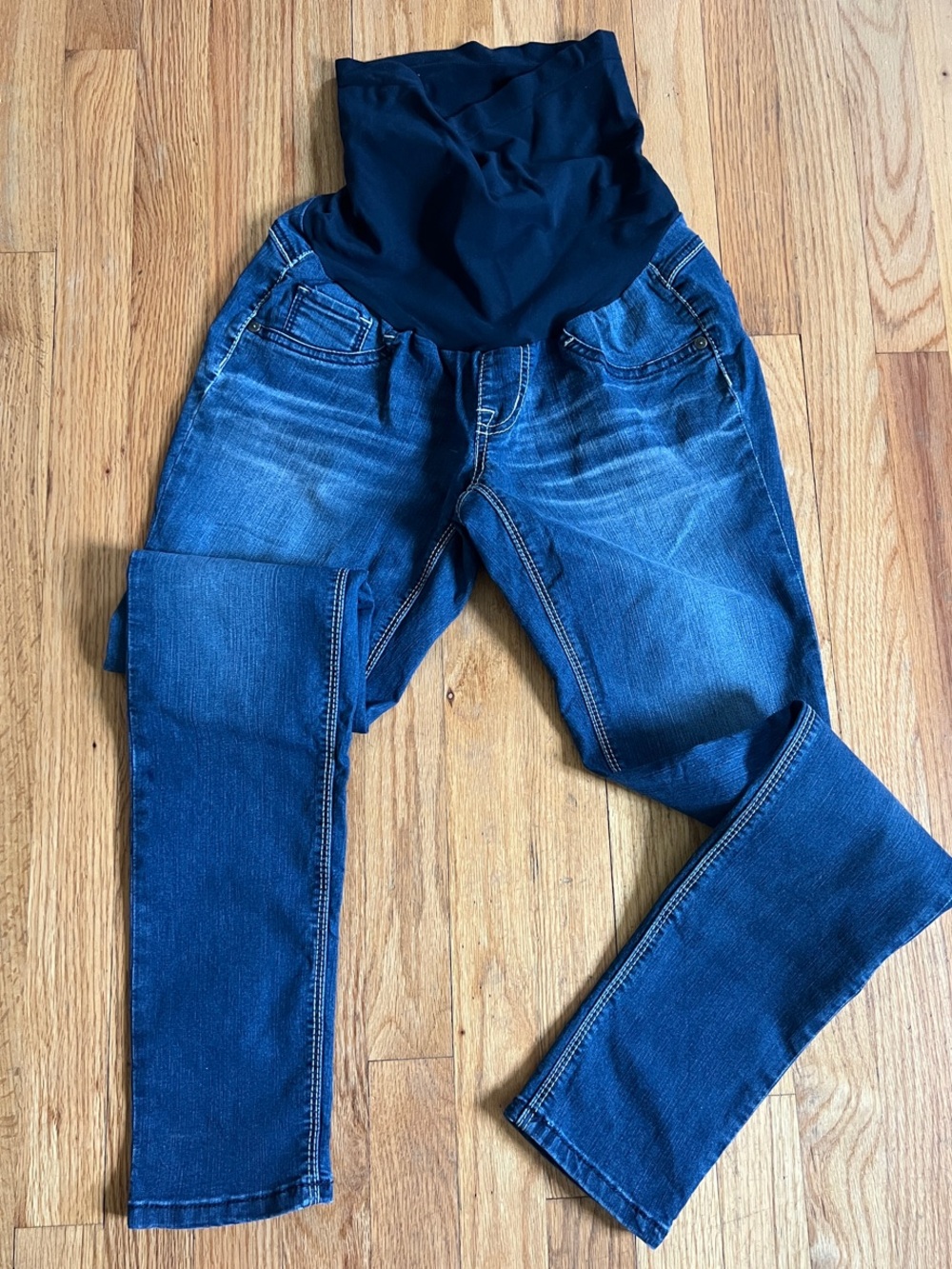 Maternity Indigo Blue Women's Skinny Jeans